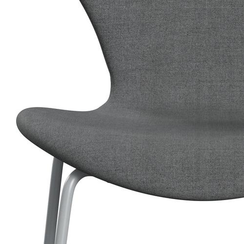 Fritz Hansen 3107 stol helt vadderad, silvergrå/remix grå (REM143)