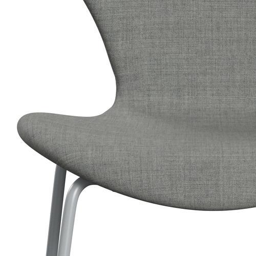 Fritz Hansen 3107 stol helt vadderad, silvergrå/remix ljusgrå