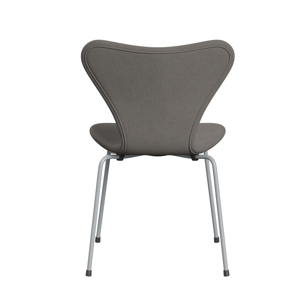 Fritz Hansen 3107 stol helt vadderad, silvergrå/stålcut medium grå