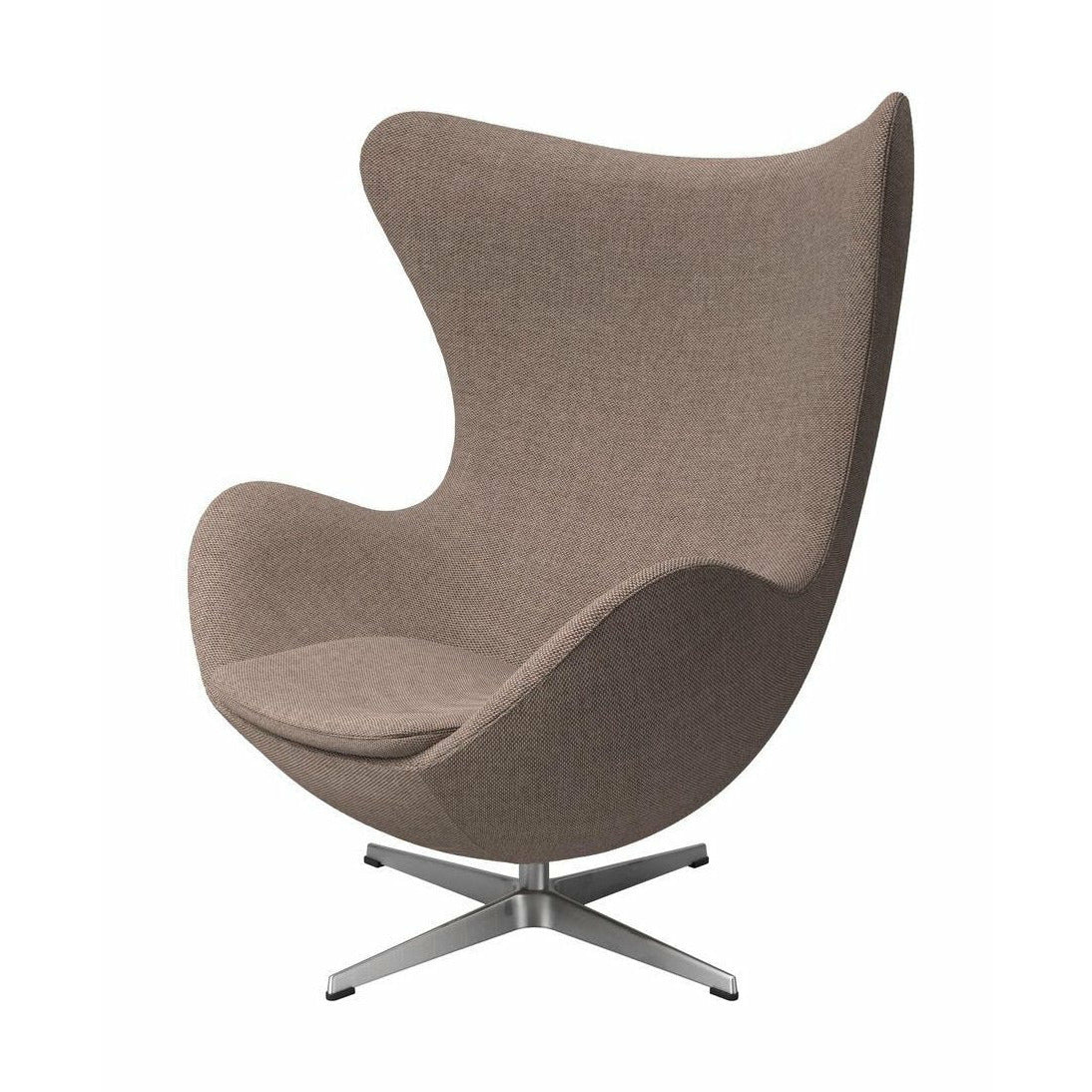 Fritz Hansen Egg Lounge Chair Tyg, Re-Wood Beige