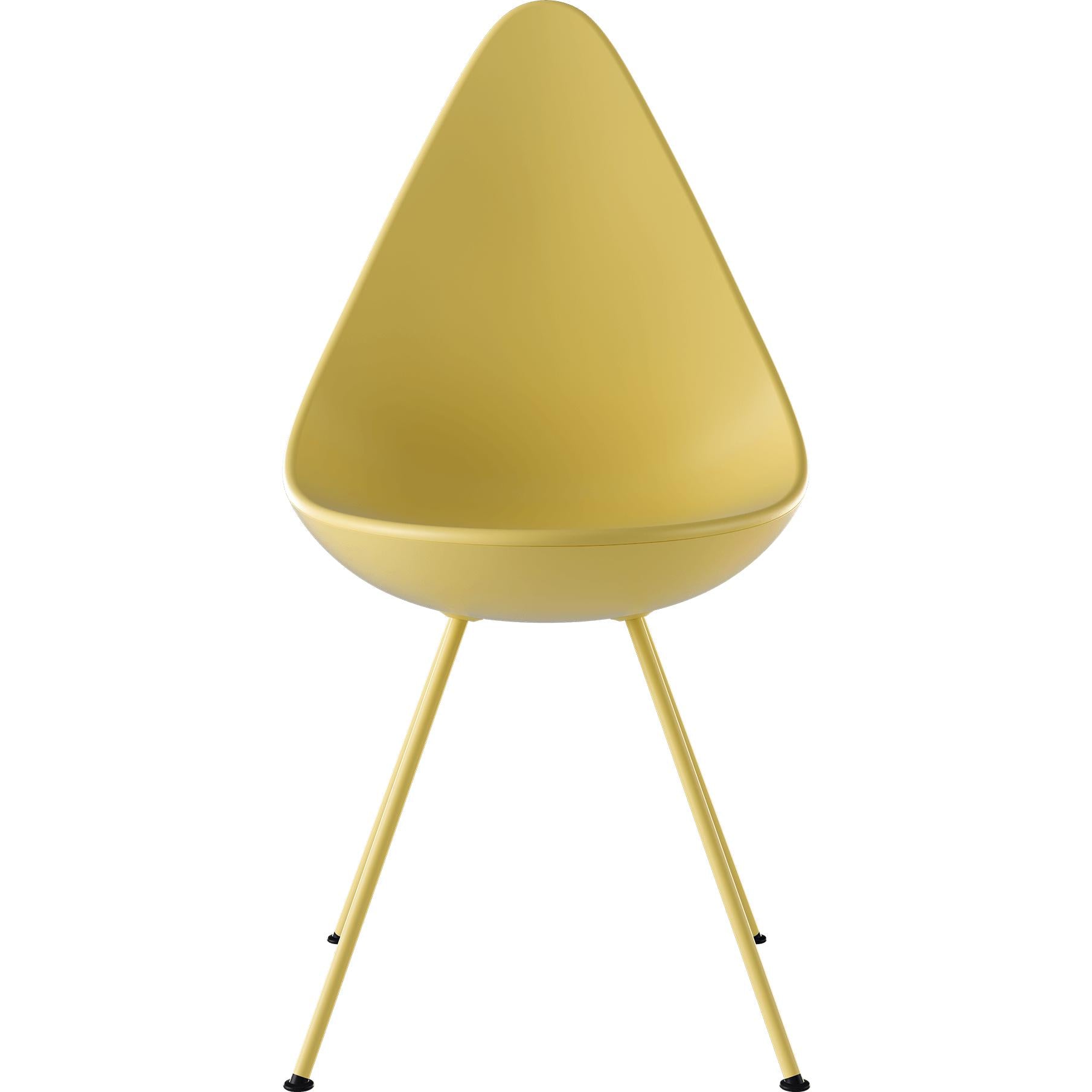 Fritz Hansen Drop Chair Plastic Bowl Monochrome, Gen-Z Yellow