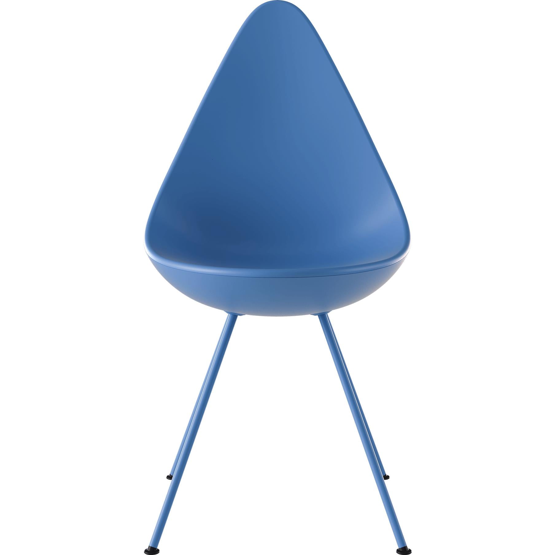 Fritz Hansen Drop Chair Plastic Bowl Monochrome, om du är osäker blå