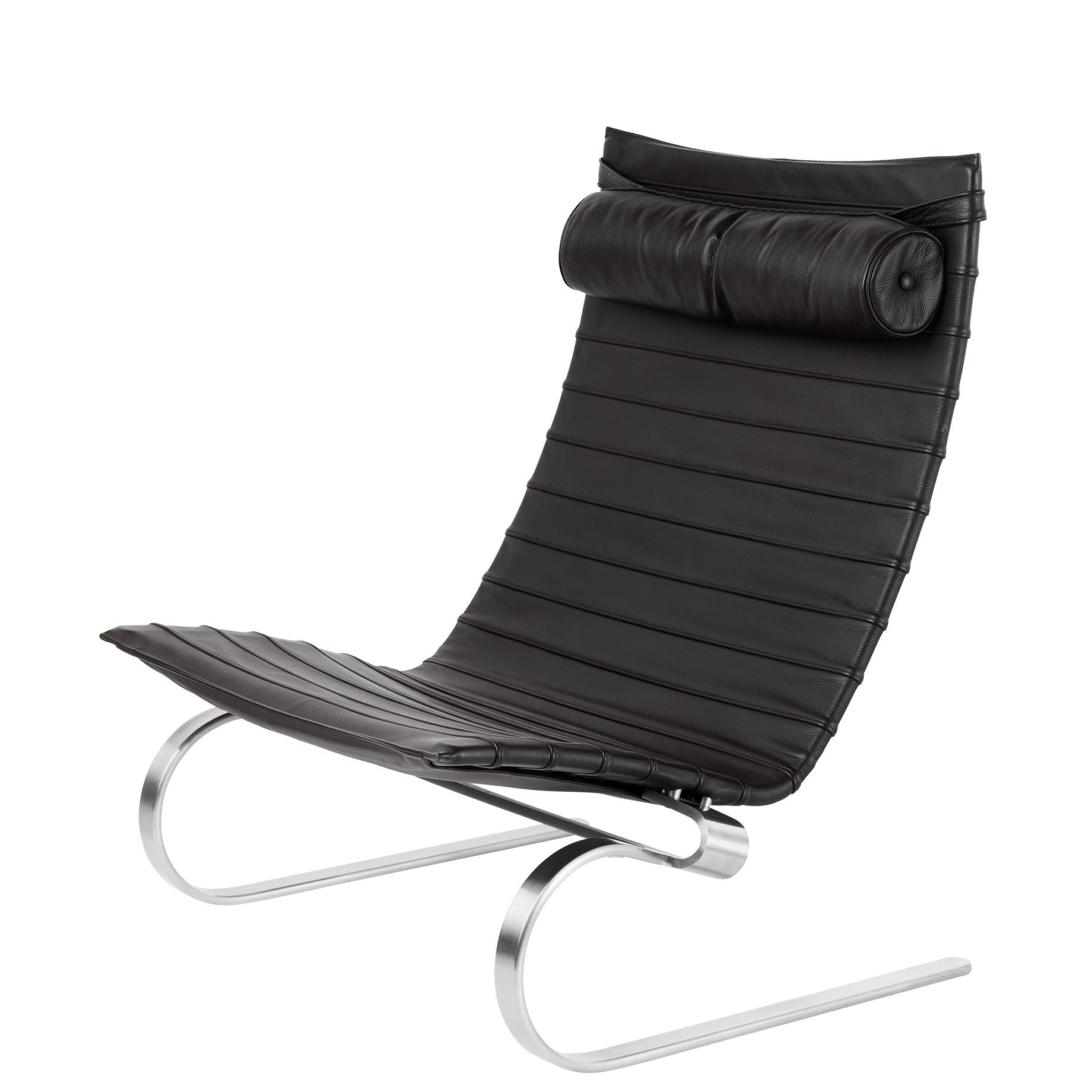 Fritz Hansen PK20 Lounge -stol läder, klassisk mörkbrun