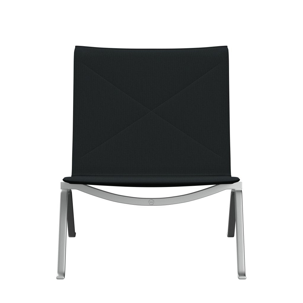 Fritz Hansen PK22 Lounge Chair, Canvas Black