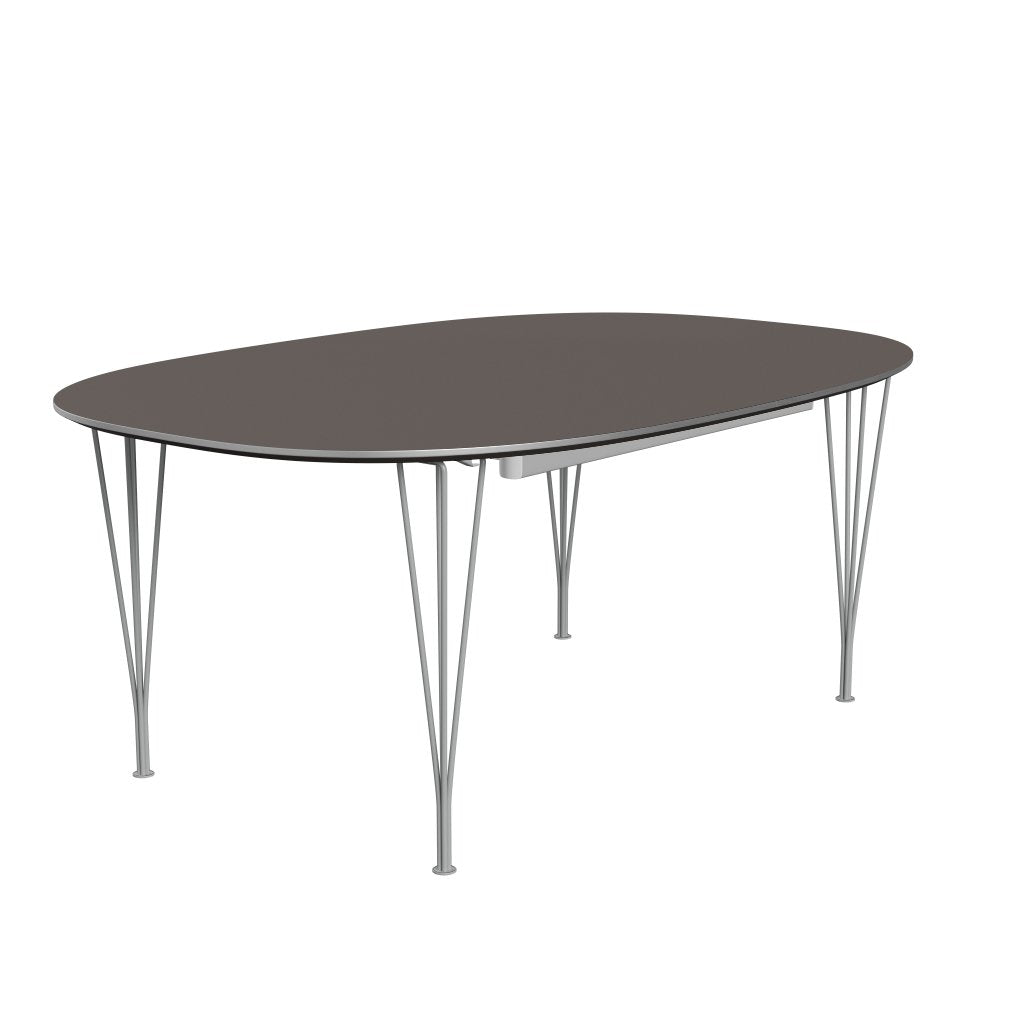 Fritz Hansen Superellipse pull -out tabell nio grå/grå laminat, 300x120 cm