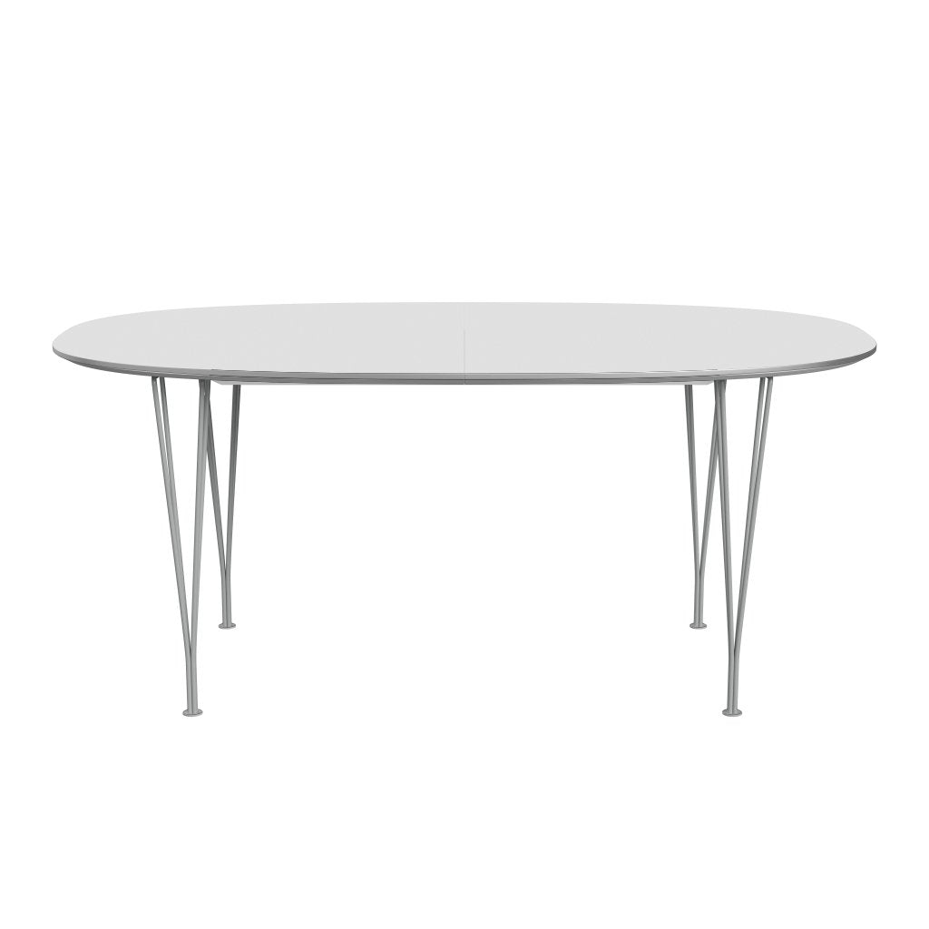 Fritz Hansen Superellipse pull -out tabell nio grå/vit laminat, 270x100 cm
