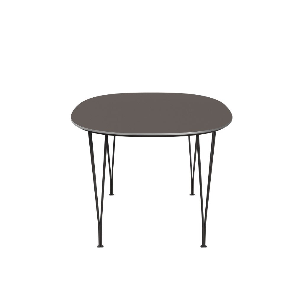Fritz Hansen Superellipse Pull -out Table varm grafit/grå laminat, 270x100 cm