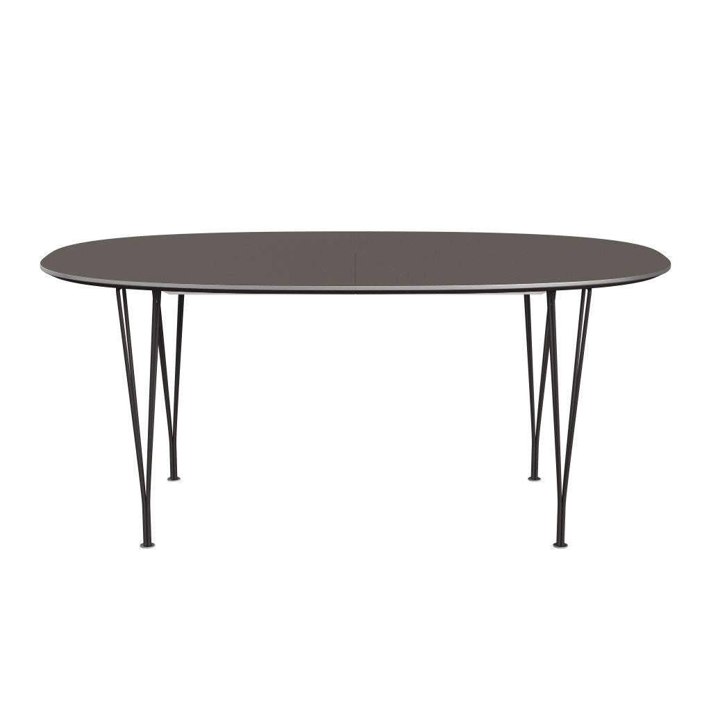 Fritz Hansen Superellipse Pull -out Table varm grafit/grå laminat, 270x100 cm