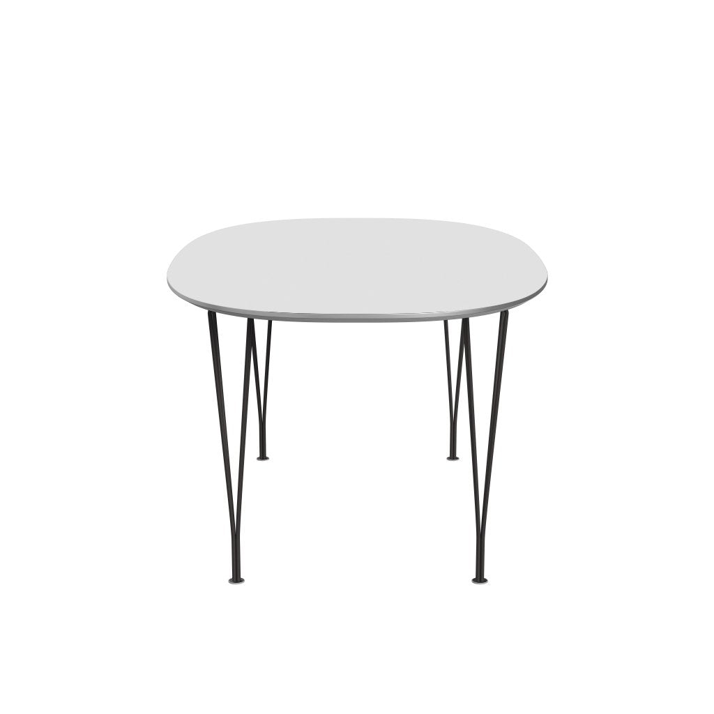 Fritz Hansen Superellipse Pull -out Table varm grafit/vitt laminat, 270x100 cm