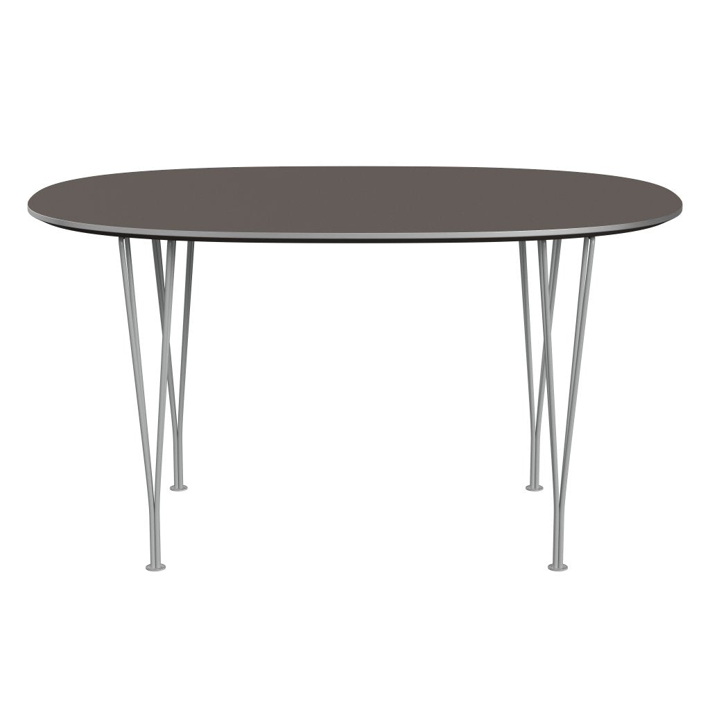 Fritz Hansen Superellipse matbord nio grå/grå laminat, 135x90 cm