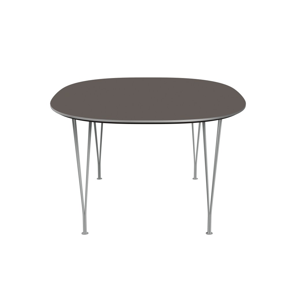 Fritz Hansen Superellipse matbord nio grå/grå laminat, 180x120 cm