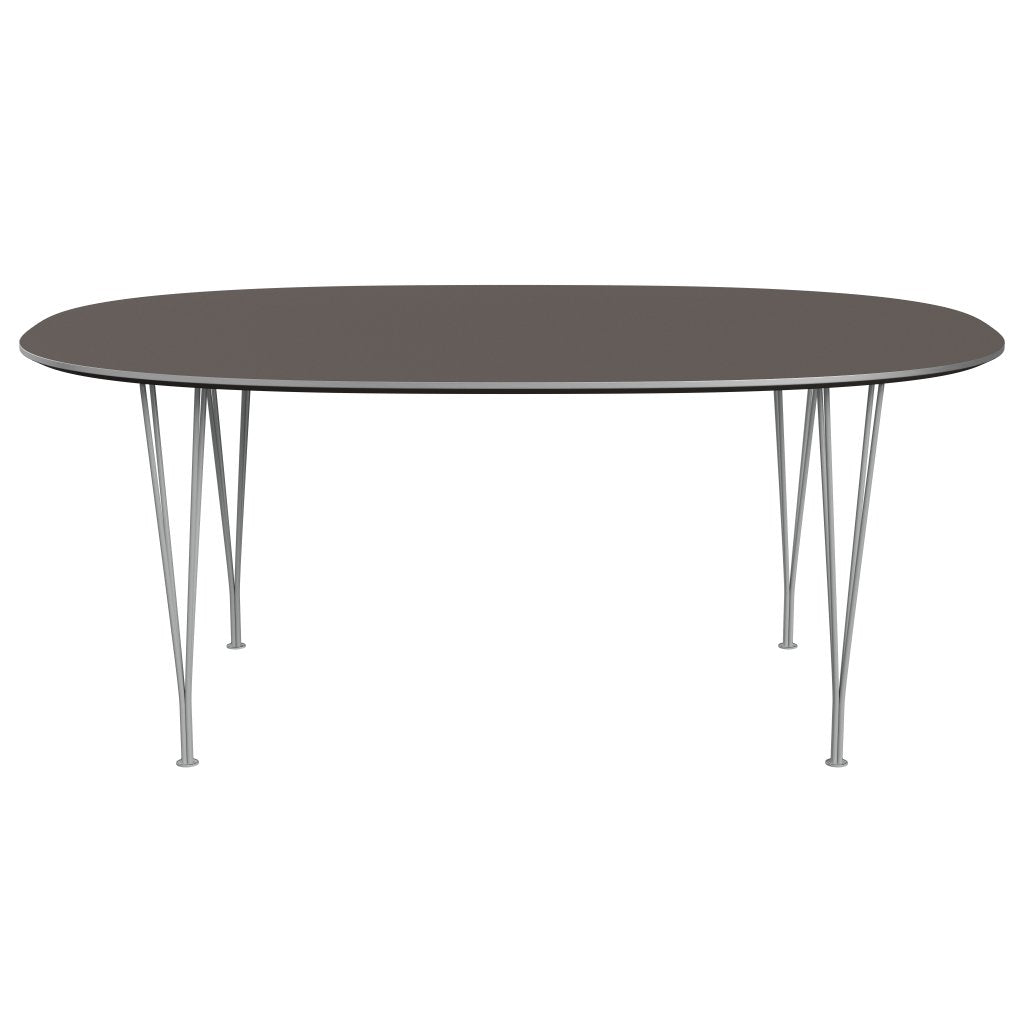 Fritz Hansen Superellipse matbord nio grå/grå laminat, 180x120 cm