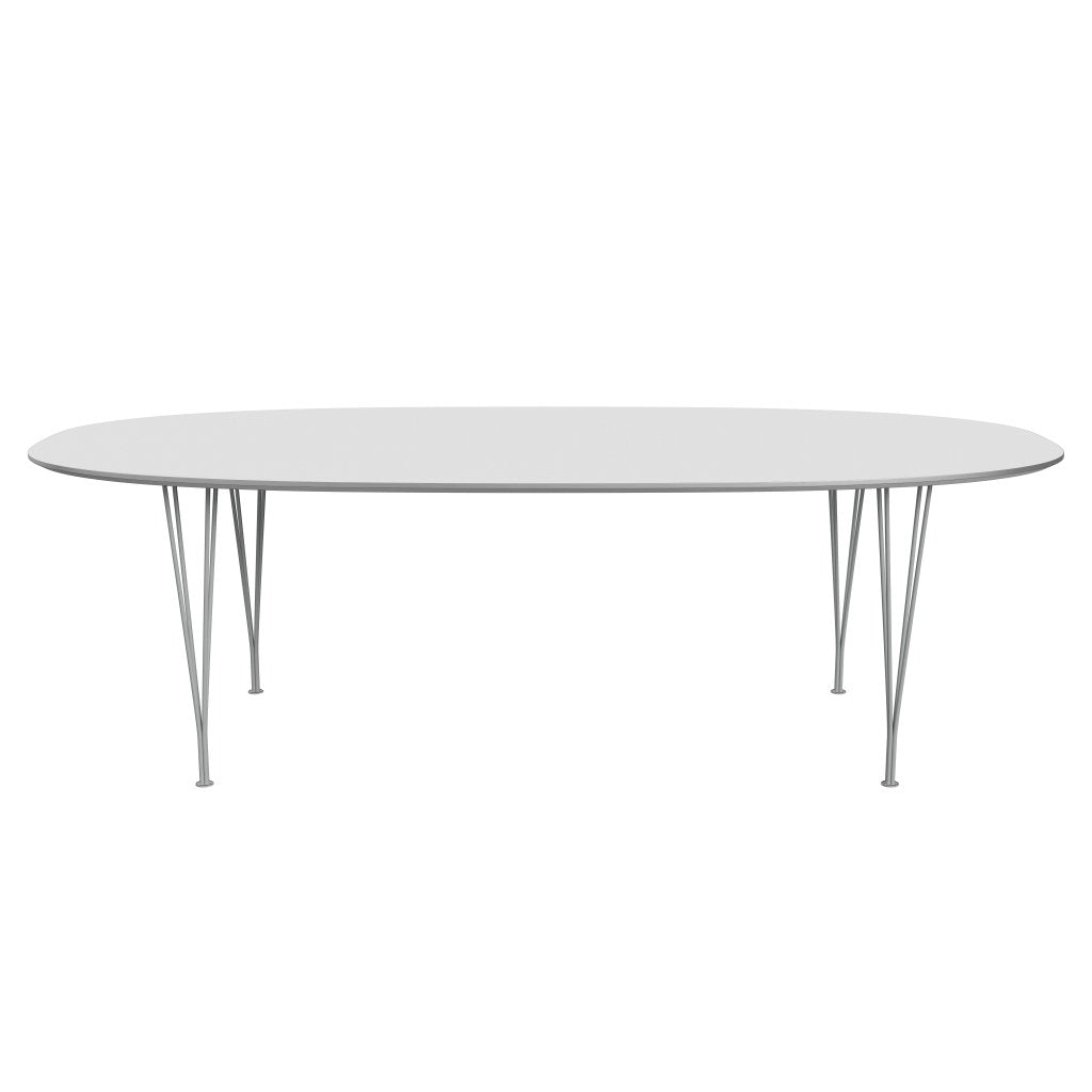 Fritz Hansen Superellipse matbord nio grå/vit laminat, 240x120 cm