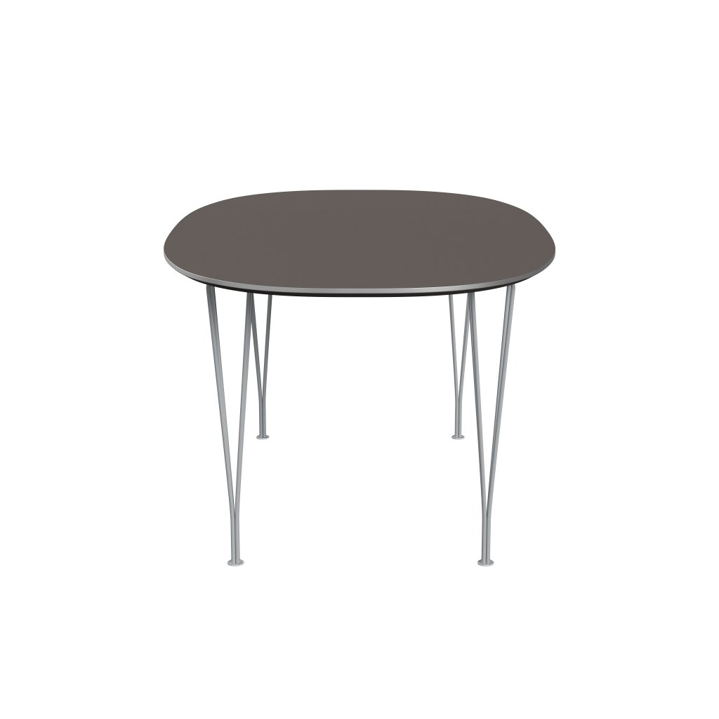 Fritz Hansen Superellipse matbord silvergrå/grå laminat, 170x100 cm