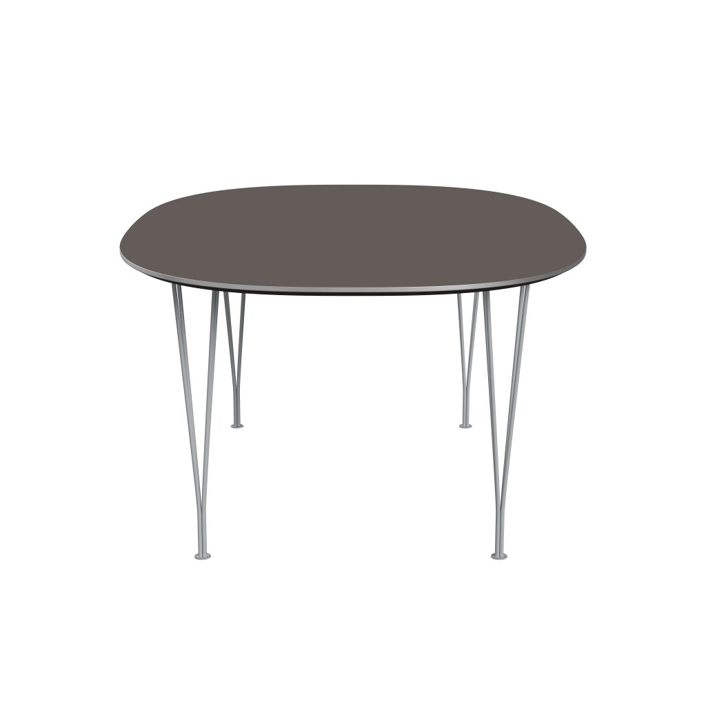 Fritz Hansen Superellipse matbord silvergrå/grå laminat, 180x120 cm