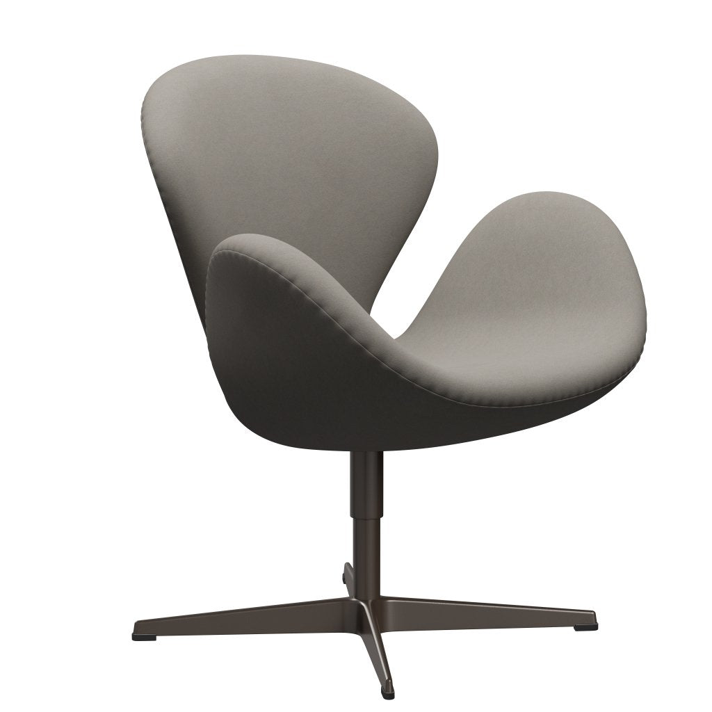 Fritz Hansen Swan Chair, Brown Bronze/Comfort Grey (60003)