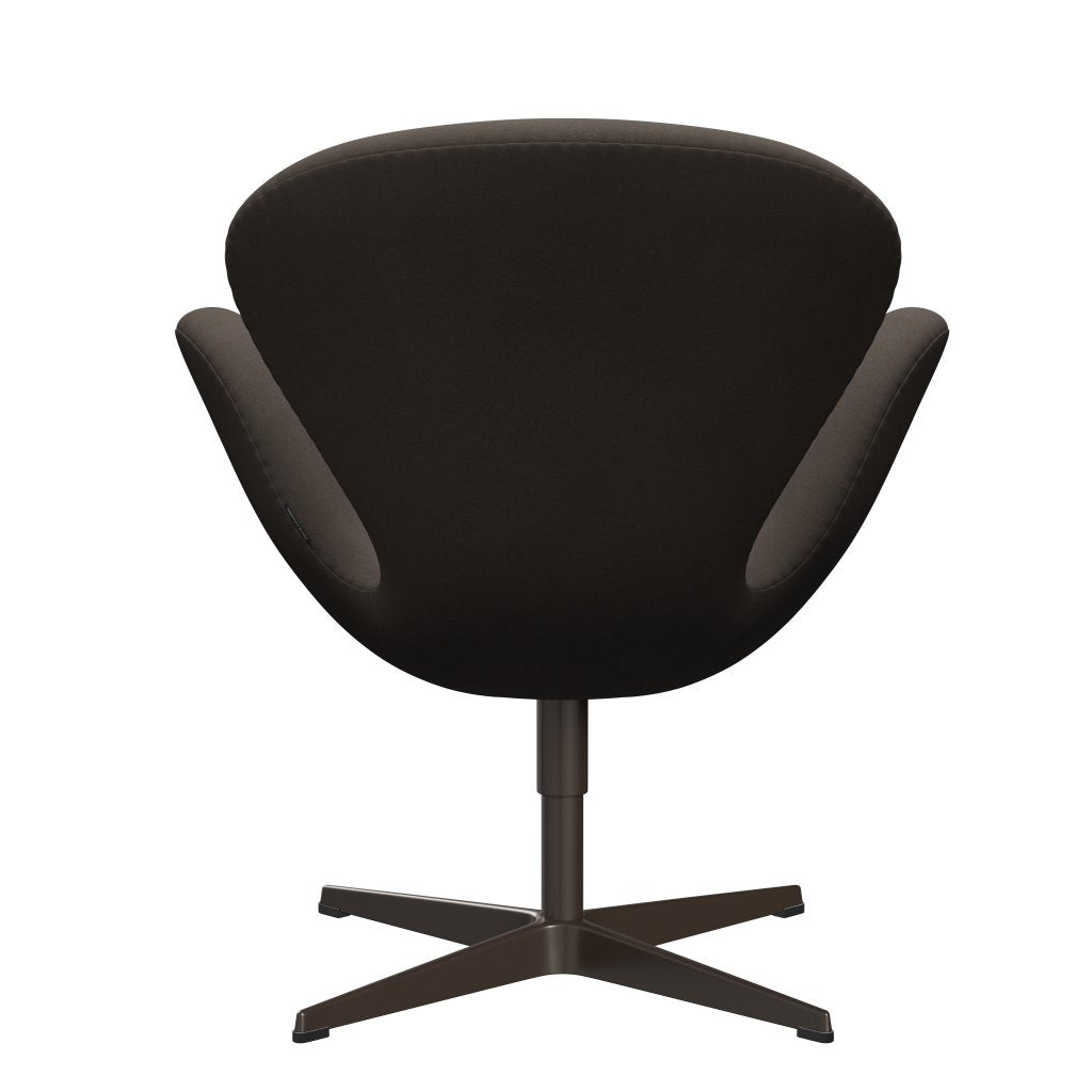 Fritz Hansen Swan Chair, Brown Bronze/Comfort Grey (61014)