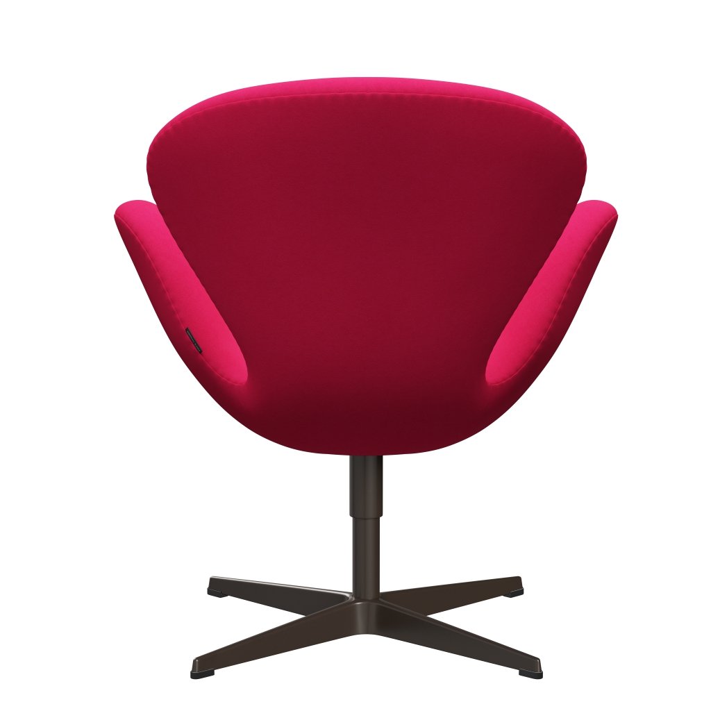 Fritz Hansen Svanenstol, Brown Bronze/Comfort Pink