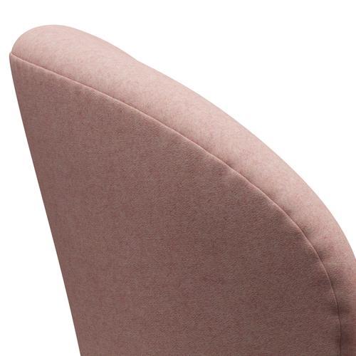 Fritz Hansen Swan Chair, Brown Bronze/Divina MD Pale Pink