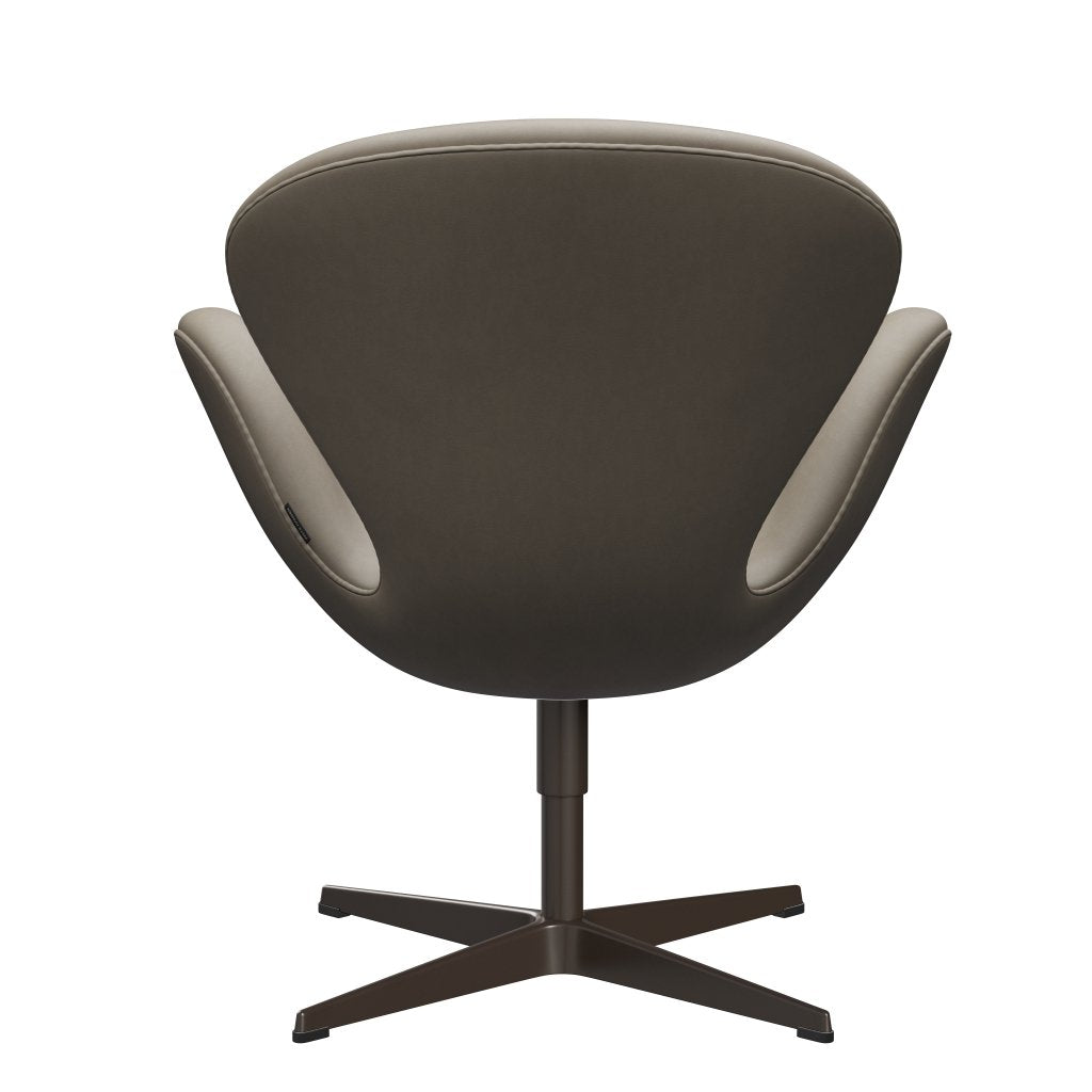 Fritz Hansen Swan stol, brun brons/essential ljusgrå