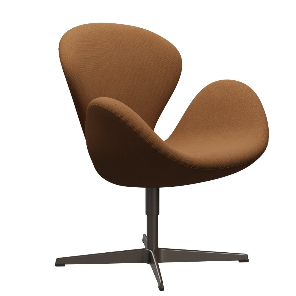 Fritz Hansen Swan Chair, Brown Bronze/Fame Light Grey Brown (61131)