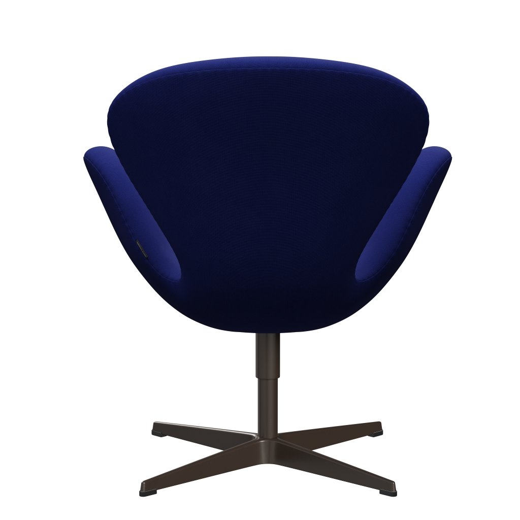Fritz Hansen Swan Chair, Brown Bronze/Fame Marine Blue (66032)