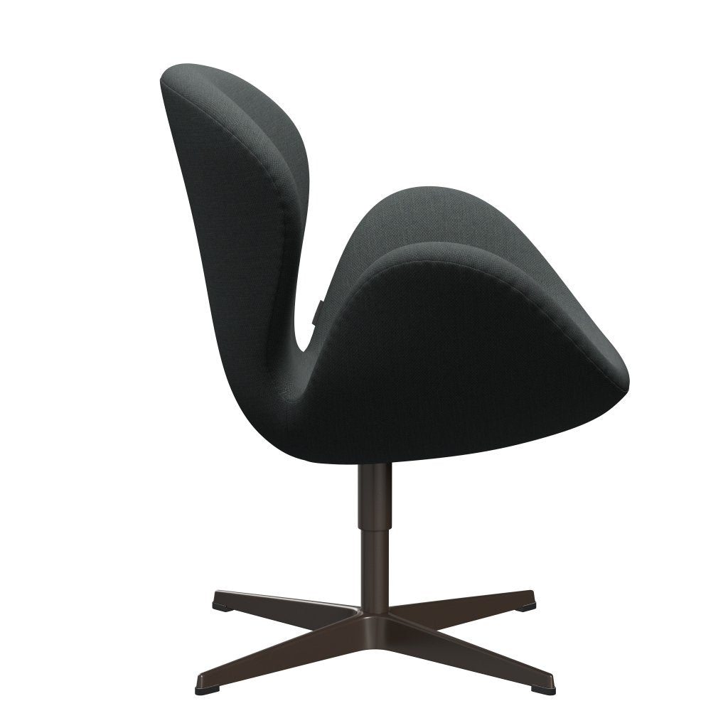 Fritz Hansen Swan stol, brun brons/ fiord midgrå/ mörkgrå
