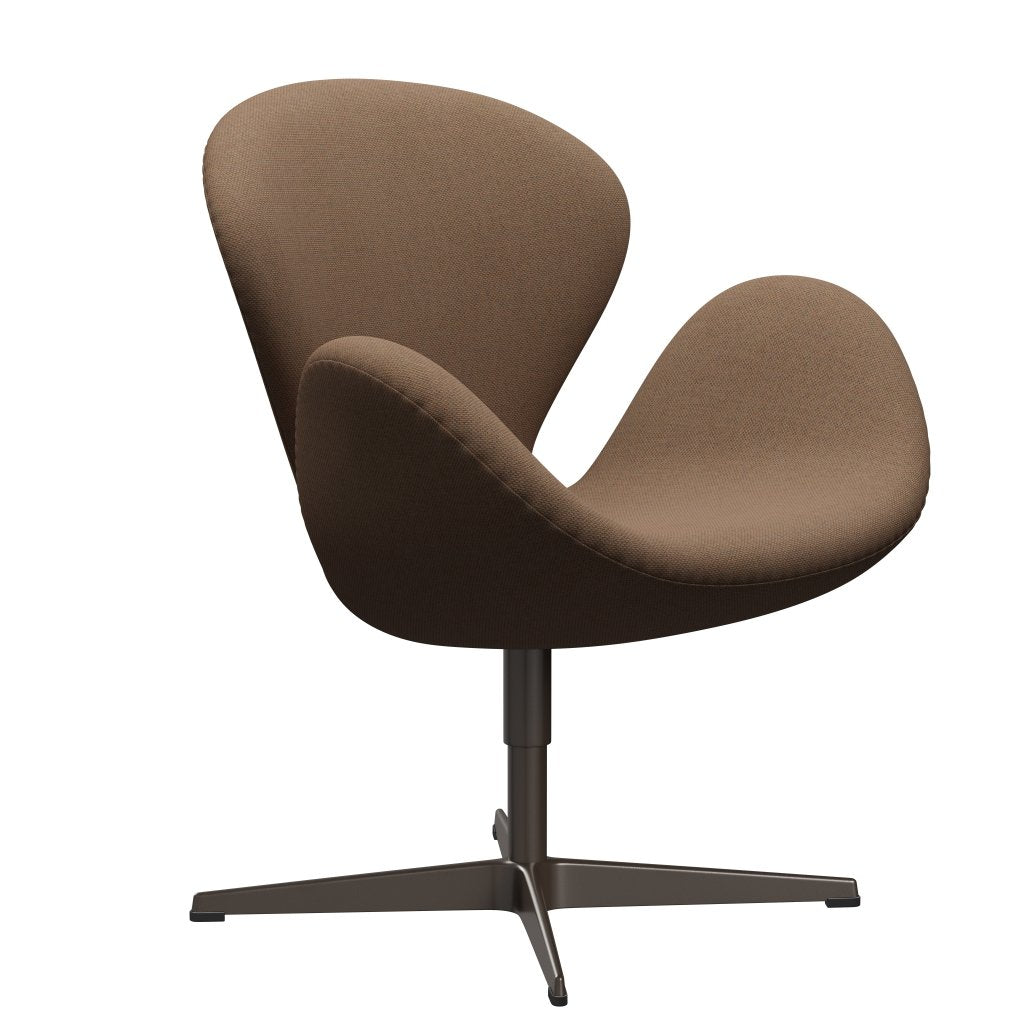 Fritz Hansen Swan stol, brun brons/omsyl brun/naturlig
