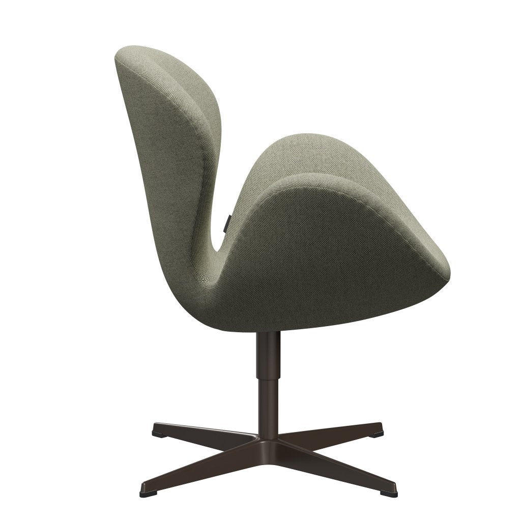 Fritz Hansen Swan stol, brun brons/omull äggvit/naturlig
