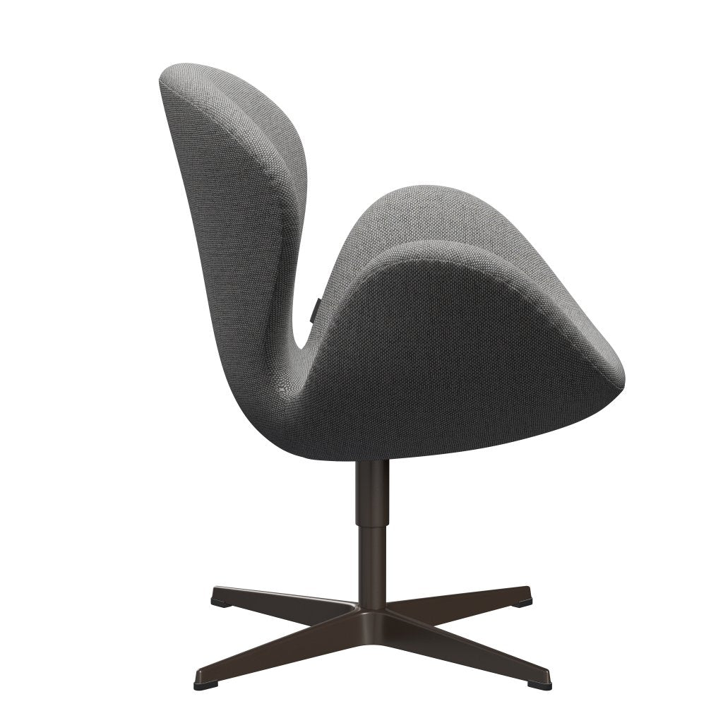 Fritz Hansen Swan stol, brun brons/omsyl av vit/naturlig