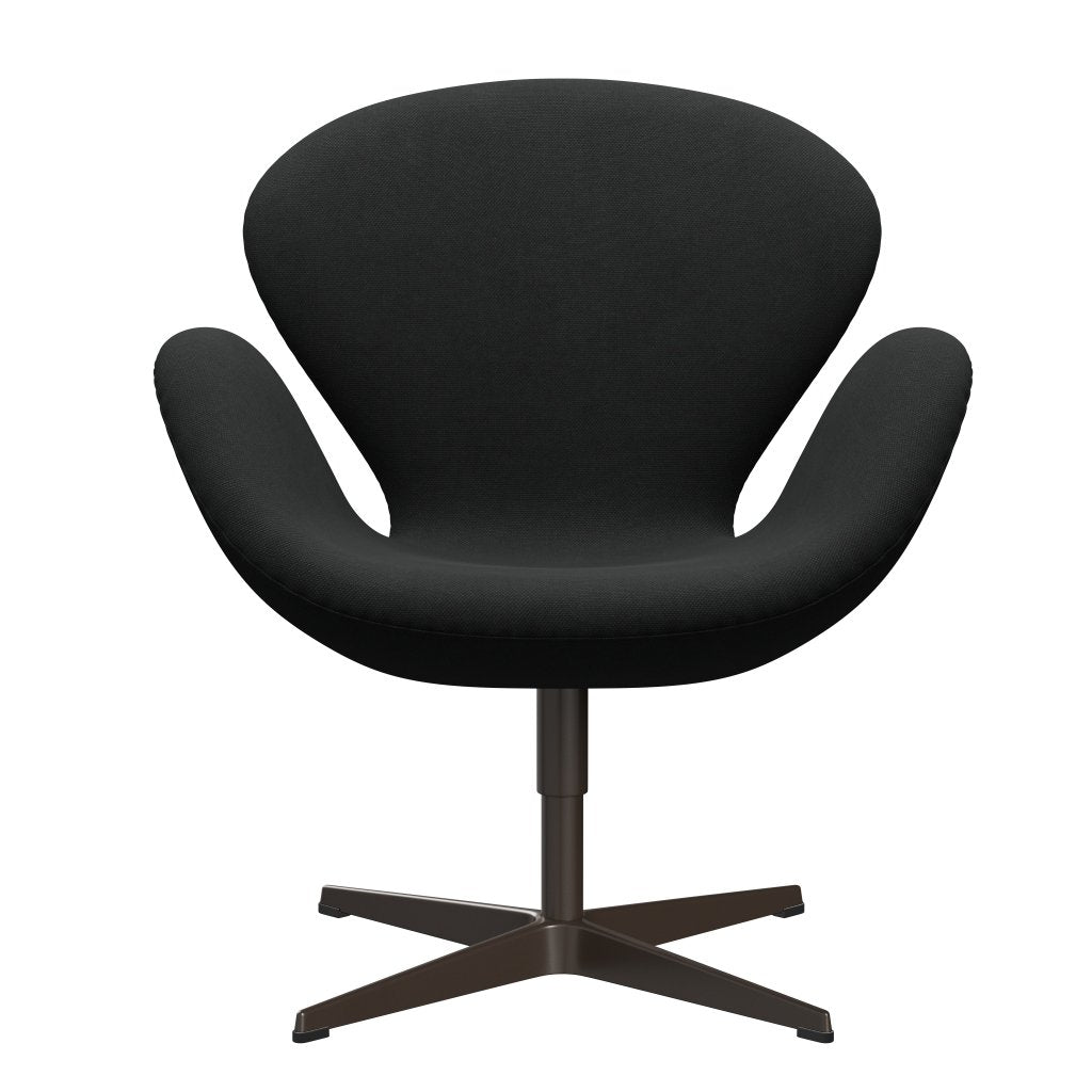 Fritz Hansen Swan Chair, Brown Bronze/Steelcut Dark Brown (380)
