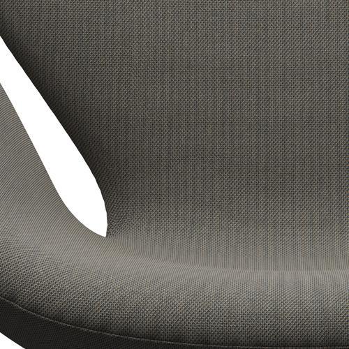 Fritz Hansen Swan Chair, Brown Bronze/Steelcut Trio Light Grey -brown