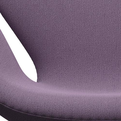Fritz Hansen Swan Chair, Satin Polished Aluminium/Capture Bright Purple