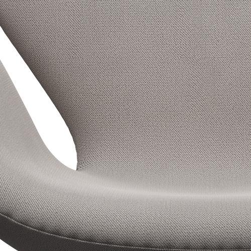 Fritz Hansen Swan -stol, satinpolerad aluminium/fånga lätt varm grå