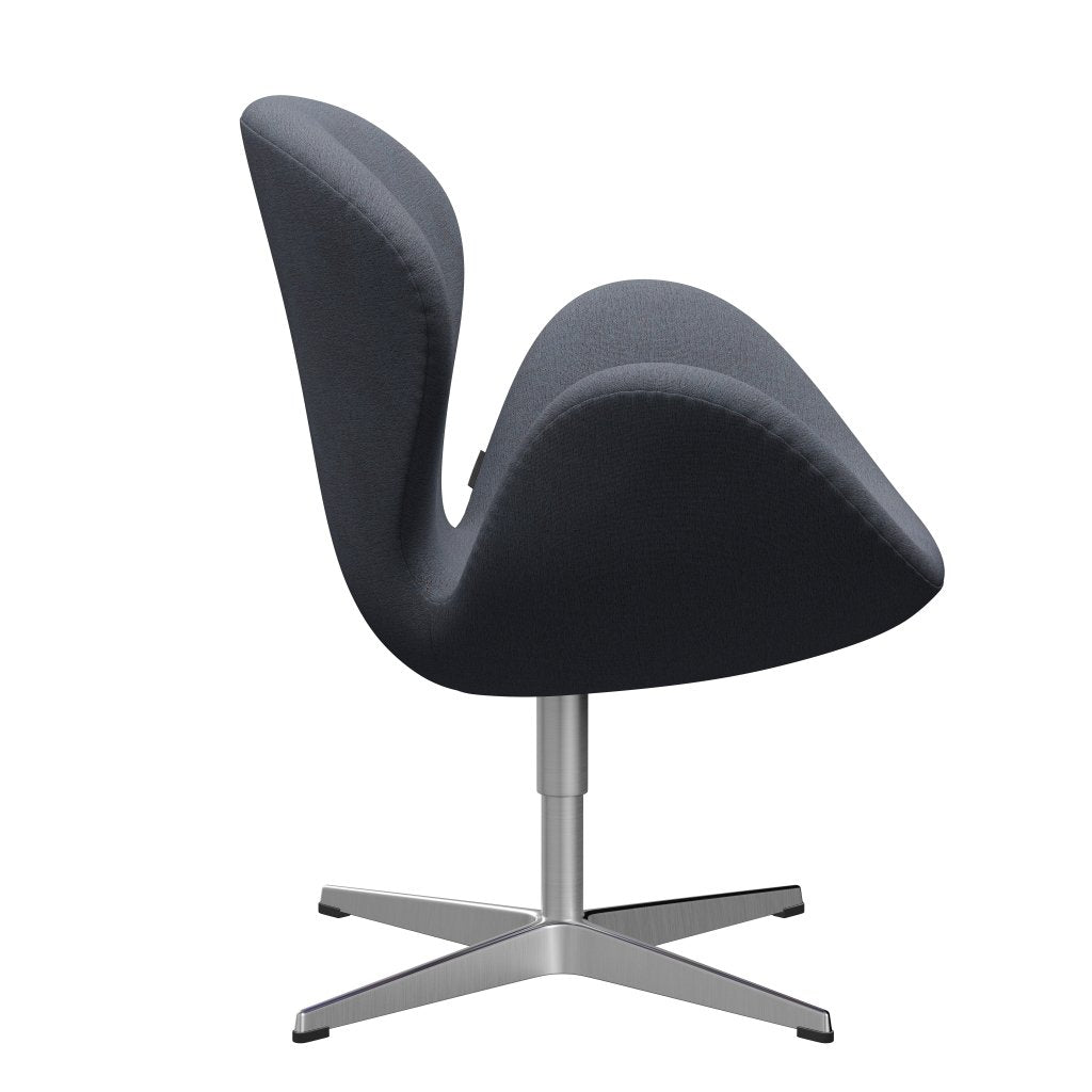 Fritz Hansen Swan -stol, satinpolerad aluminium/ChristianShavn Orange/Blue