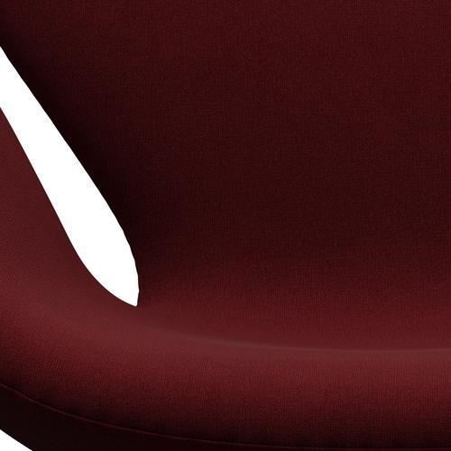 Fritz Hansen Swan -stol, satinpolerad aluminium/Christianshavn Red Uni