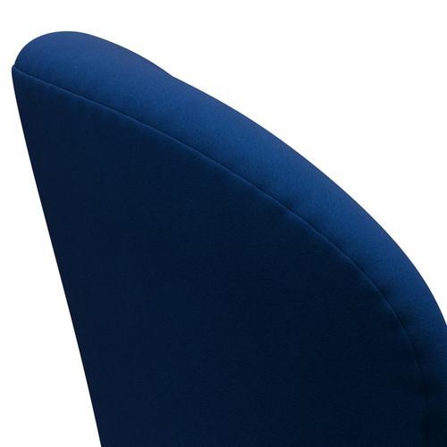 Fritz Hansen Swan -stol, satinpolerad aluminium/komfort grå/blå