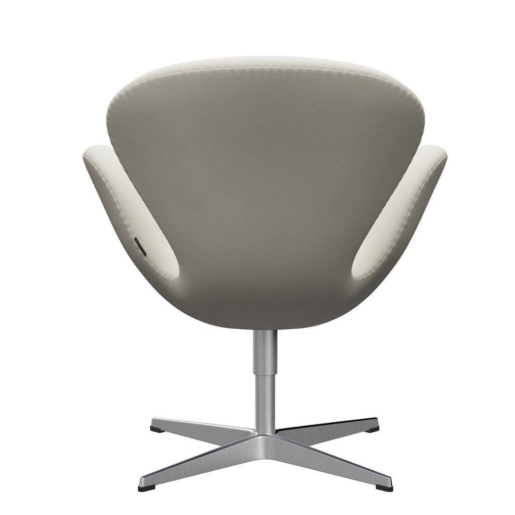Fritz Hansen Swan -stol, satinpolerad aluminium/komfort ljusgrå