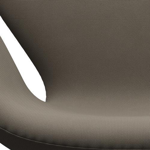 Fritz Hansen Swan Chair, Satin Polished Aluminium/Fame Beige (61003)