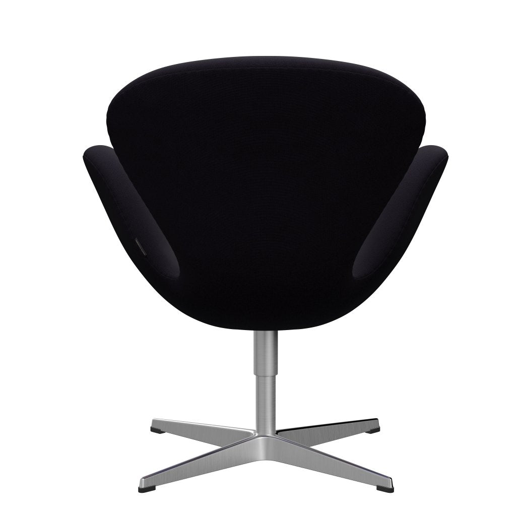 Fritz Hansen Swan Chair, Satin Polished Aluminium/Fame Bourgogne (64055)