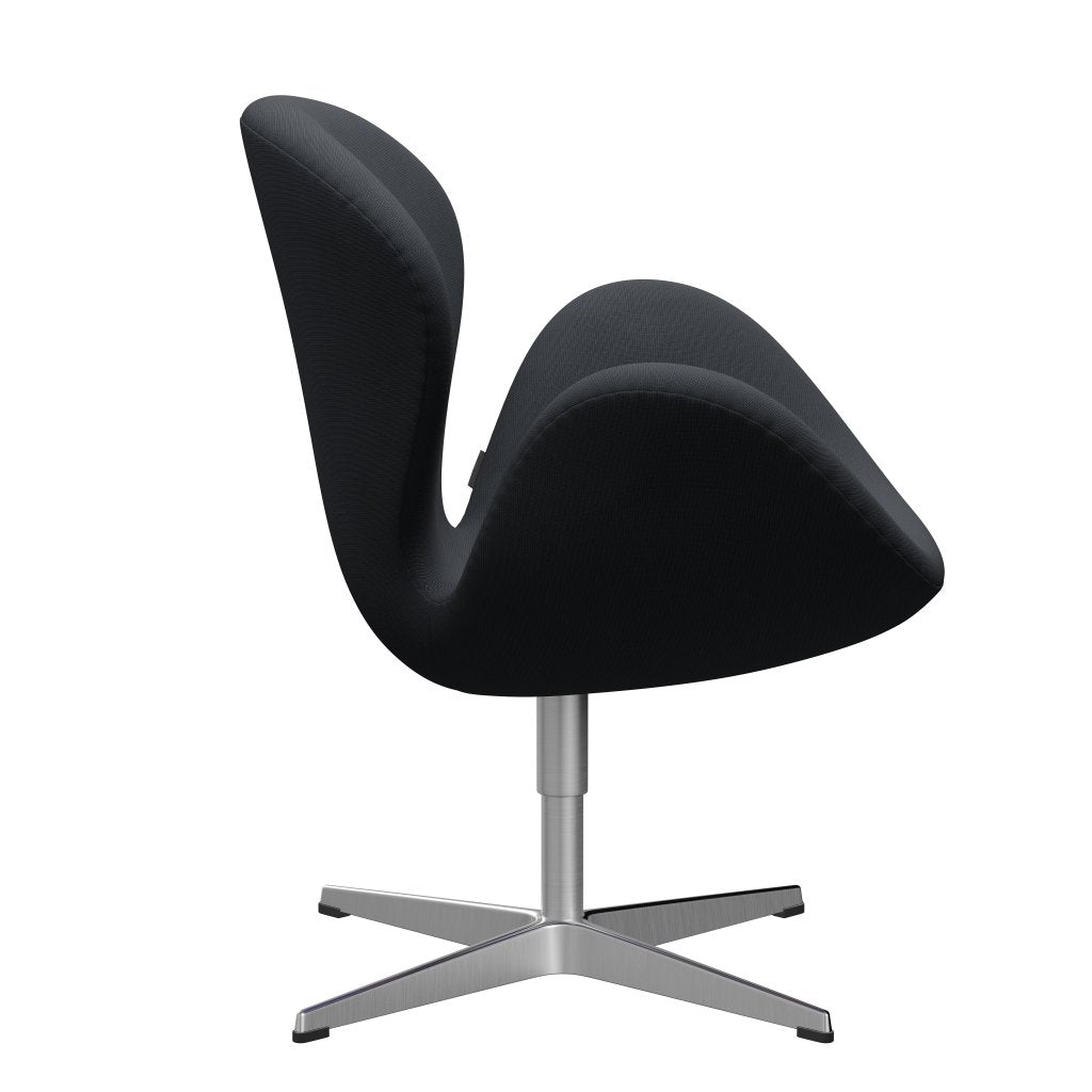 Fritz Hansen Swan Chair, Satin Polished Aluminium/Fame Grey (60003)