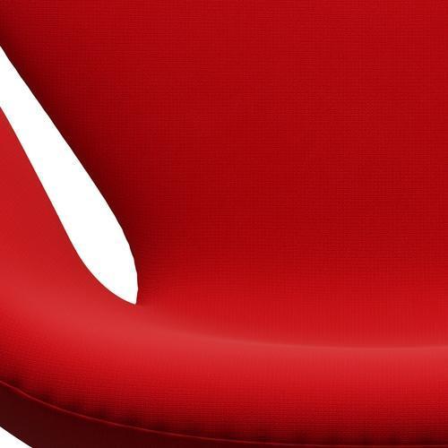 Fritz Hansen Swan -stol, satinpolerad aluminium/berömmelse röd (64119)