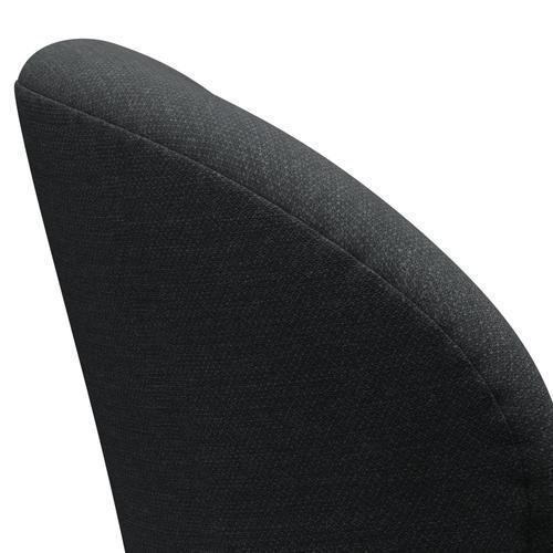 Fritz Hansen Swan -stol, satinpolerad aluminium/fiord mörkgrå multi