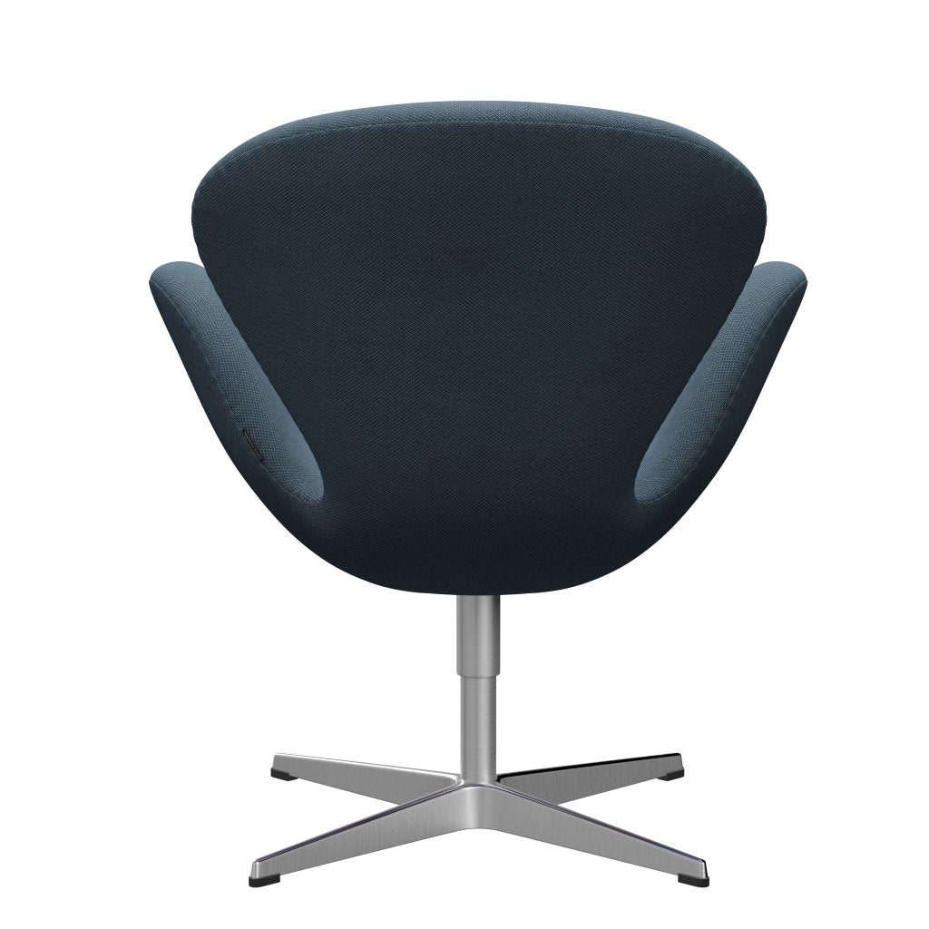 Fritz Hansen Swan -stol, satinpolerad aluminium/fiord Stone Blue