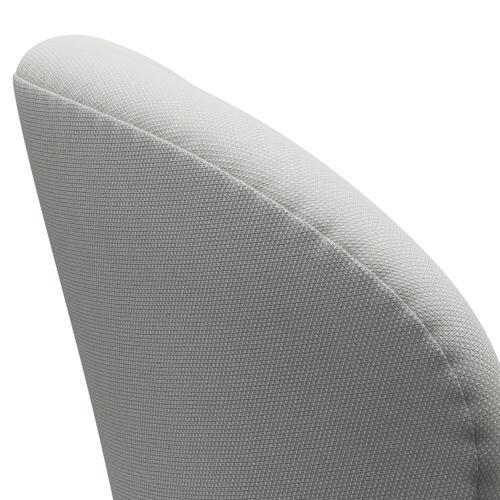 Fritz Hansen Swan -stol, satinpolerad aluminium/steelcut -trio blek mintgrön