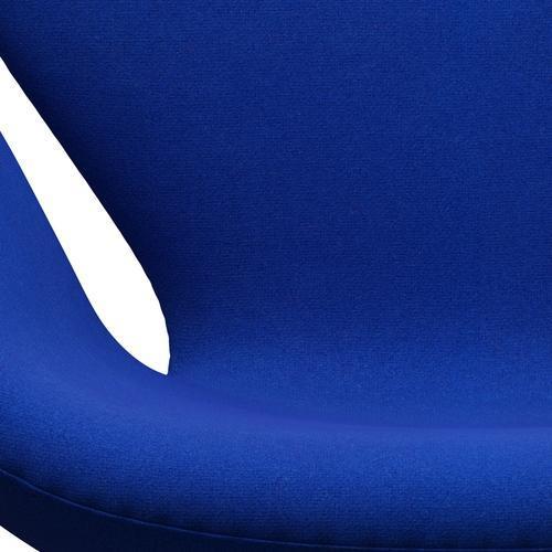 Fritz Hansen Swan -stol, satinpolerad aluminium/tonus Clear Blue
