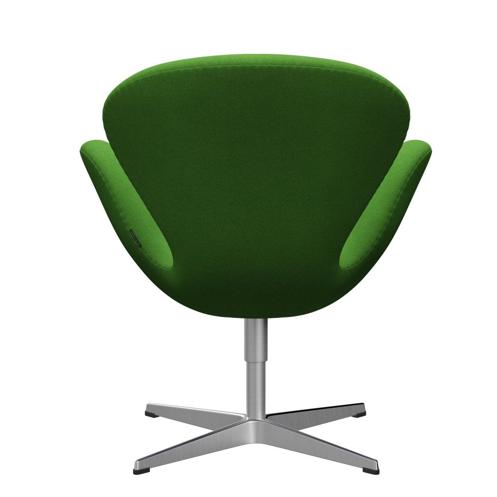 Fritz Hansen Swan -stol, satinpolerad aluminium/tonus klar grön