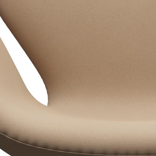 Fritz Hansen Swan -stol, svart lackerad/komfort beige (61003)
