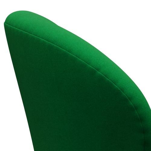 Fritz Hansen Svanstol, svart lackerad/divina gräsgrön