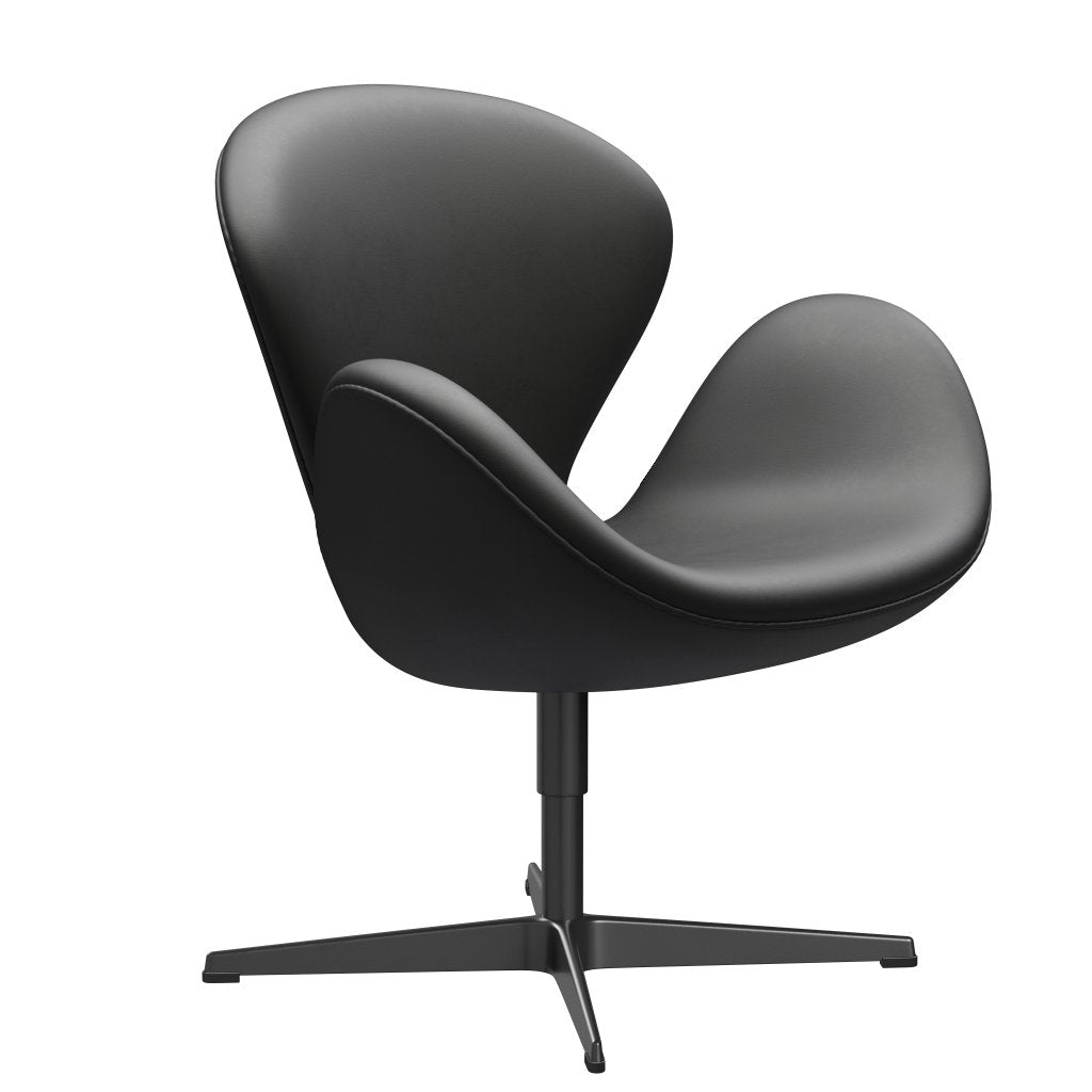 Fritz Hansen Swan -stol, svart lackerad/essentiell svart